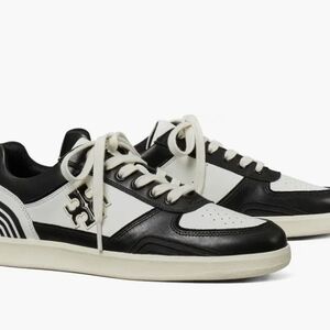 Tory Burch Clovet and Cream Sneakers